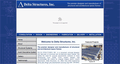Desktop Screenshot of deltastructures.com